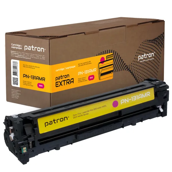 Картридж сумісний HP 131A (CF213A) пурпуровий Extra Patron (PN-131AMR)