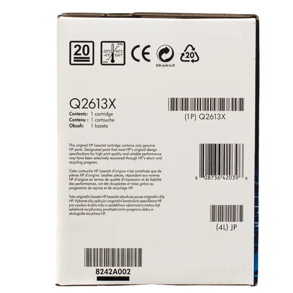 Картридж 13X черный HP (Q2613X) - Фото 2