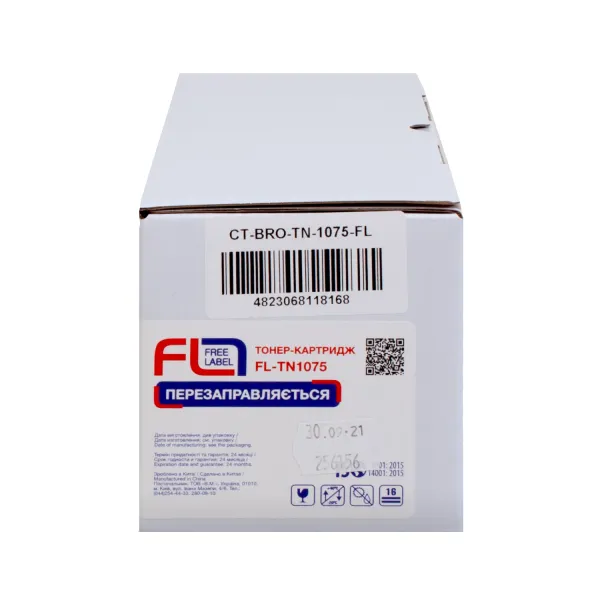Тонер-картридж совместимый Brother TN-1075 Free Label (FL-TN1075) - Фото 3