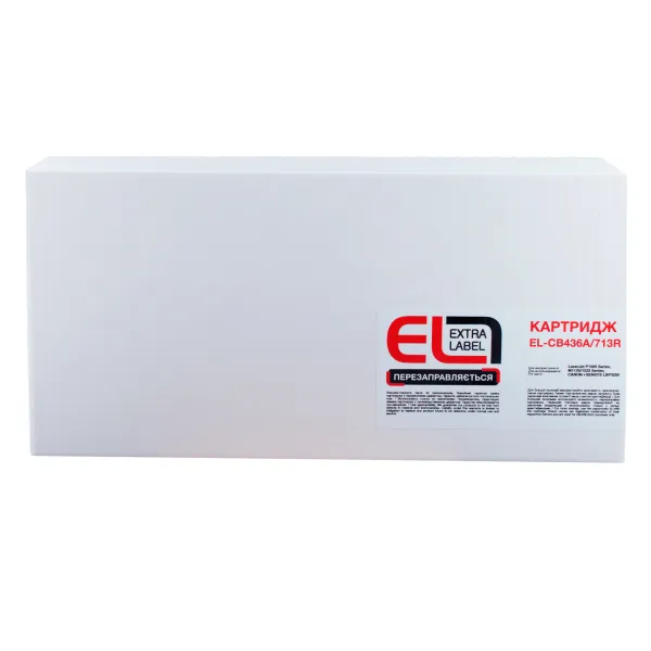 Картридж совместимый HP 36A (CB436A)/Canon 713 Extra Label (EL-CB436A/713R)