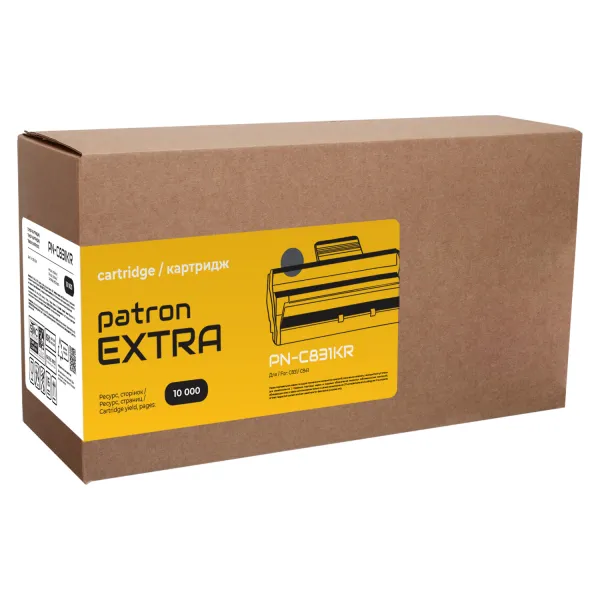 Тонер-картридж совместимый Oki 44844508 (C831) черный Extra Patron (PN-C831KR)