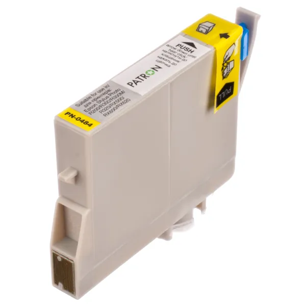Картридж совместимый Epson T0484 (C13T04844010) 460 стр, желтый Patron (PN-0484) - Фото 2