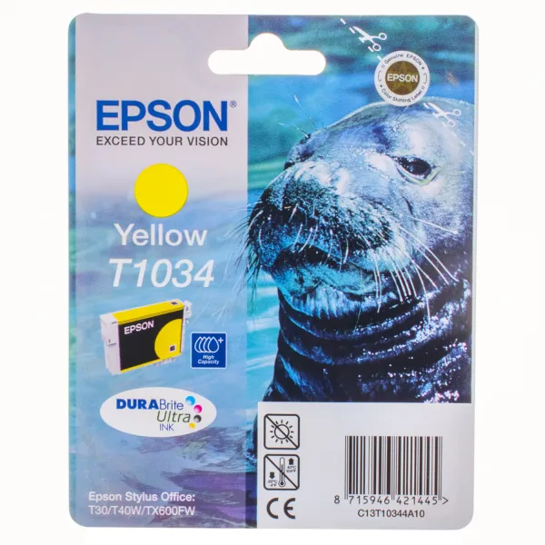 Картридж T10344A желтый Epson (C13T10344A10)