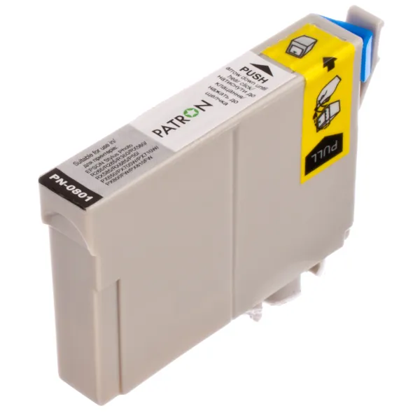 Картридж совместимый Epson T0801 (C13T08014010/C13T08014011) 340 стр, черный Patron (PN-0801) - Фото 2