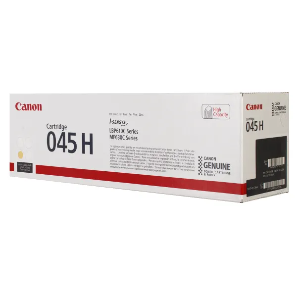 Картридж 045H желтый Canon (1243C002)