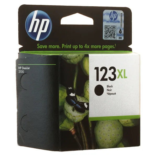 Картридж №123XL черный HP (F6V19AE)