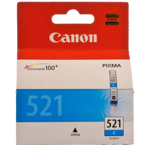 Картридж CLI-521C блакитний Canon (2934B004/2934B006) - Фото 2