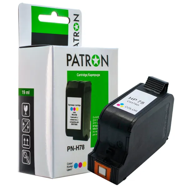 Картридж совместимый HP 78 (C6578DE) 560 стр, 3-х цветный Patron (PN-H78)