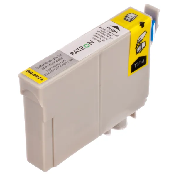 Картридж совместимый Epson T0924/T1084 (C13T10844A10) 490 стр, желтый Patron (PN-0924) - Фото 4