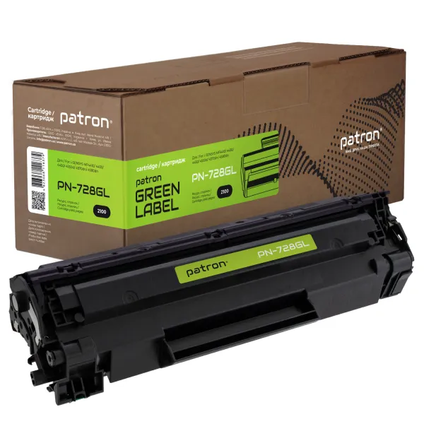 Картридж совместимый Canon 728 Green Label Patron (PN-728GL)