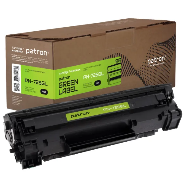 Картридж совместимый для MF3010, Canon 725 Green Label Patron (PN-725GL)