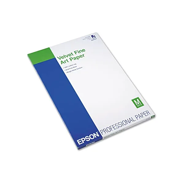 Фотопапір Velvet FineArt Paper A3+, 20 арк Epson (C13S041637)
