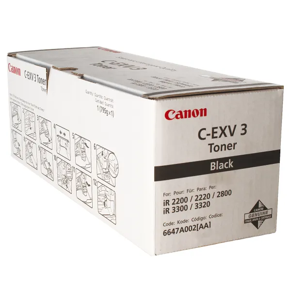 Тонер-картридж C-EXV3 чорний Canon (6647A002)