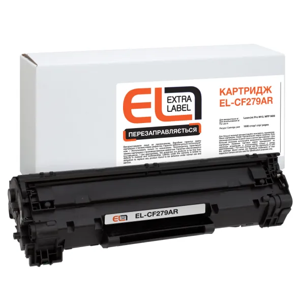 Картридж совместимый HP 79A (CF279A) Extra Label (EL-CF279AR)