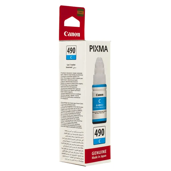 Чернила Pixma GI-490 голубые, 70 мл Canon (0664C001) - Фото 4