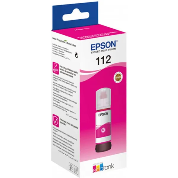 Чернила 112 M 70 мл пурпурные Epson (C13T06C34A)