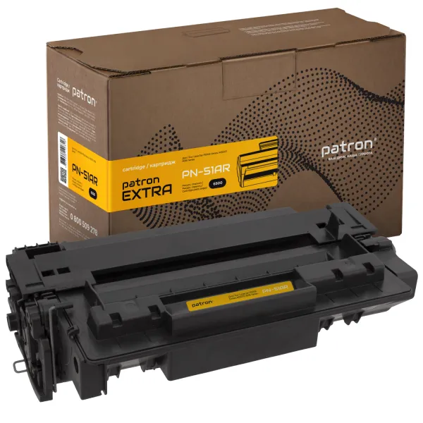 Картридж совместимый HP 51A (Q7551A) Extra Patron (PN-51AR)