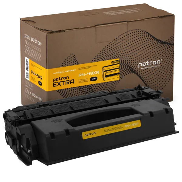 Картридж совместимый HP 49X (Q5949X) Extra Patron (PN-49XR)