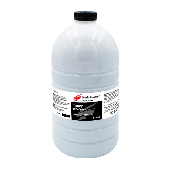 Тонер HP универсальный MPT11 флакон, 1 кг SCC (MPT11-1KG-P)