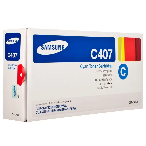 Тонер-картридж CLT-C407S голубой Samsung (ST998A)