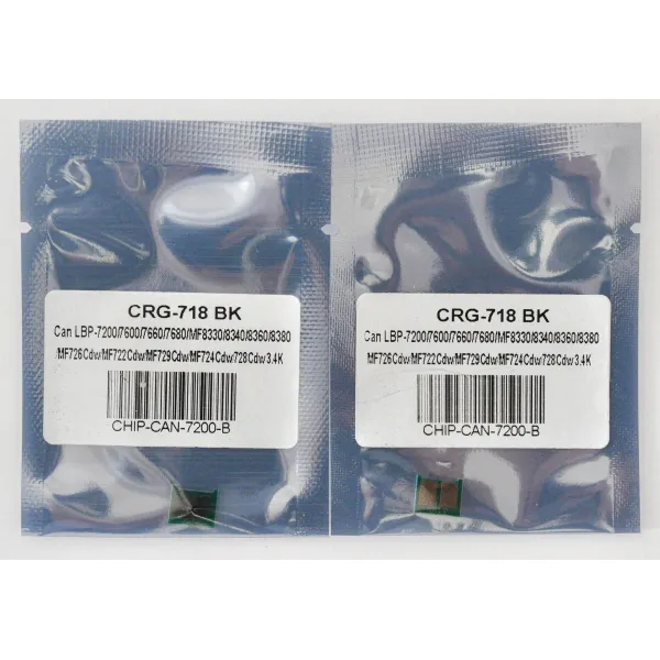 Чип Canon 718 3,4K, чорний Everprint (CHIP-CAN-7200-B) - Фото 2