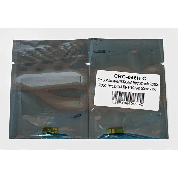 Чип Canon 045H 2,2K, голубой Everprint (CHIP-CAN-045H-C) - Фото 2