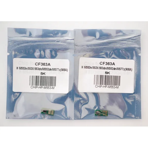 Чип HP CLJ M553, CF363A 5K, пурпуровий Everprint (CHIP-HP-M553-M) - Фото 2