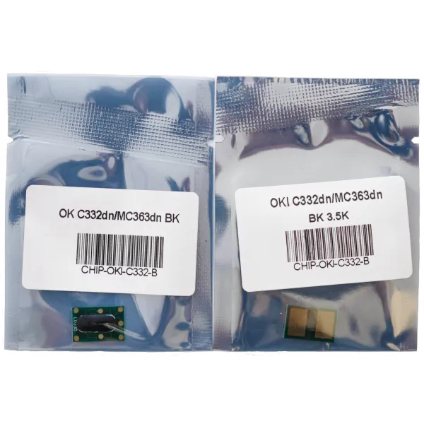 Чип Oki C332 3,5K, черный Everprint (CHIP-OKI-C332-B) - Фото 2