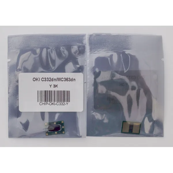 Чип Oki C332 3K, жовтий Everprint (CHIP-OKI-C332-Y) - Фото 2