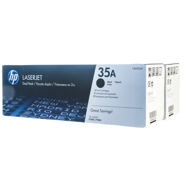 Картридж 35A черный HP (CB435AD/CB435AF)