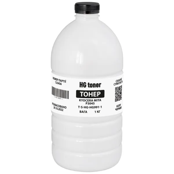 Тонер Kyocera Mita P3045 флакон, 1 кг HG toner (TSM-HG991-1)