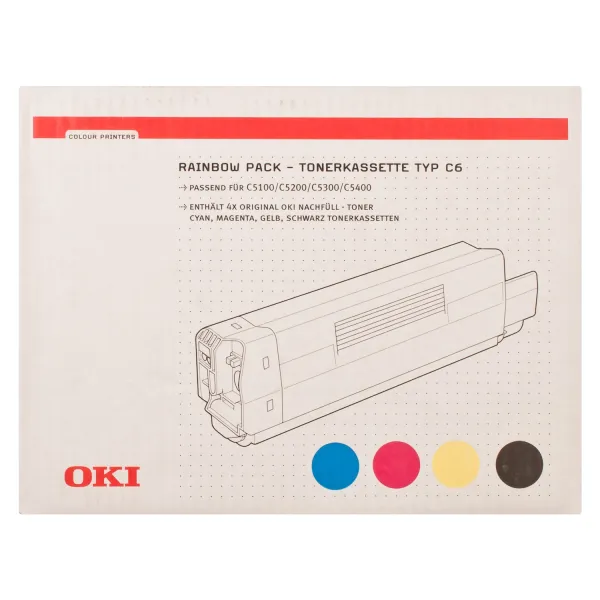 Тонер-картридж C5100 CMYK Oki (42403002) - Фото 2