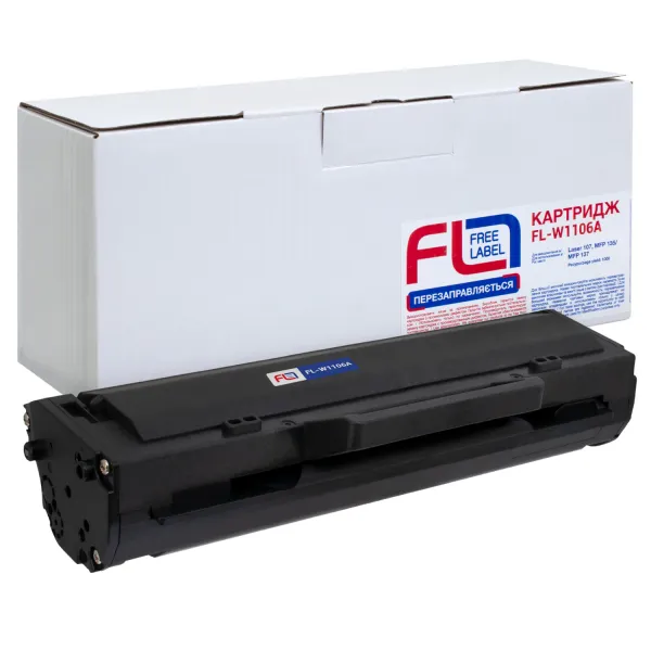 Картридж совместимый HP 106A (W1106A) Free Label (FL-W1106A)