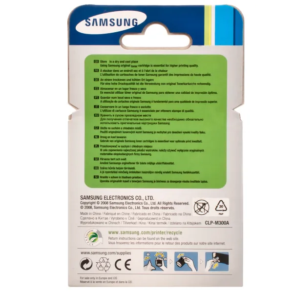 Тонер-картридж CLP-M300A пурпурный Samsung (CLP-M300A/ELS) - Фото 6