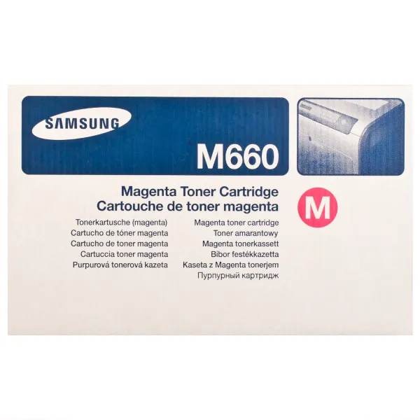 Тонер-картридж CLP-M660A пурпуровий Samsung - Фото 2