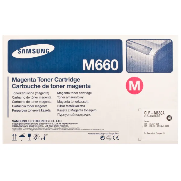 Тонер-картридж CLP-M660A пурпуровий Samsung - Фото 5