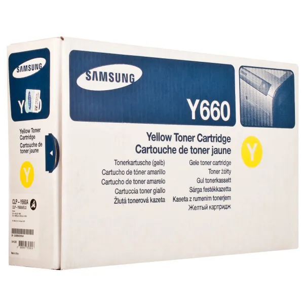 Тонер-картридж CLP-Y660A жовтий Samsung (CLP-Y660A)