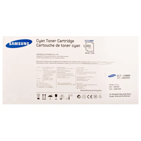 Тонер-картридж CLT-C409S голубой Samsung (SU007A) - Фото 6