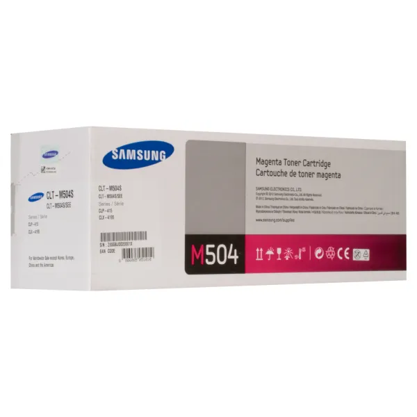 Тонер-картридж CLT-M504S пурпурный Samsung