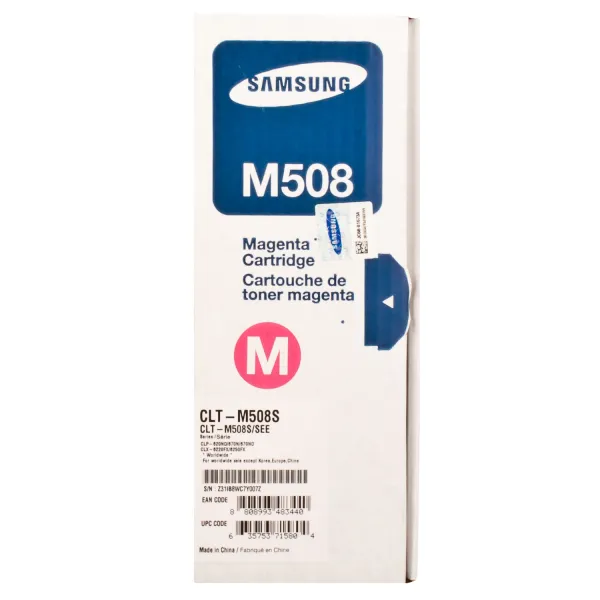Тонер-картридж CLT-M508S пурпуровий Samsung (SU333A) - Фото 2