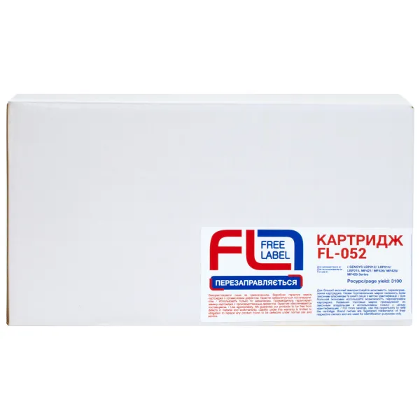 Картридж совместимый Canon 052 Free Label (FL-052) - Фото 2