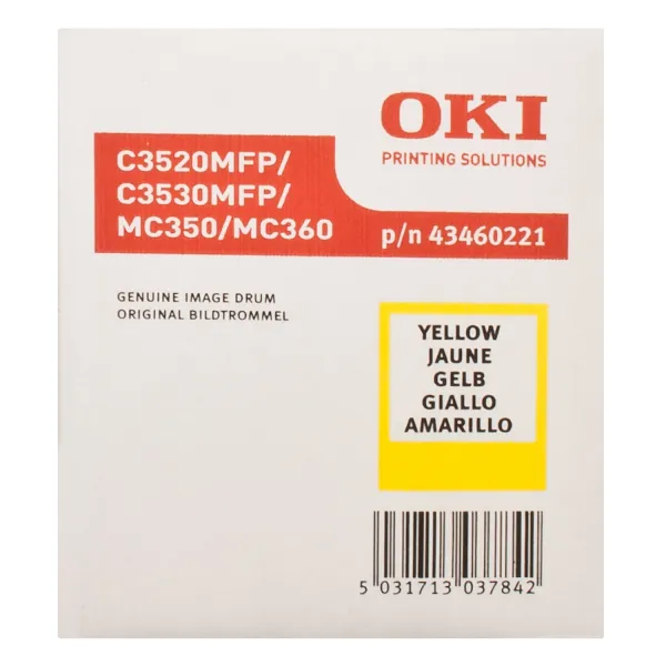 Драм-картридж C3520 жовтий Oki (43460221) - Фото 5