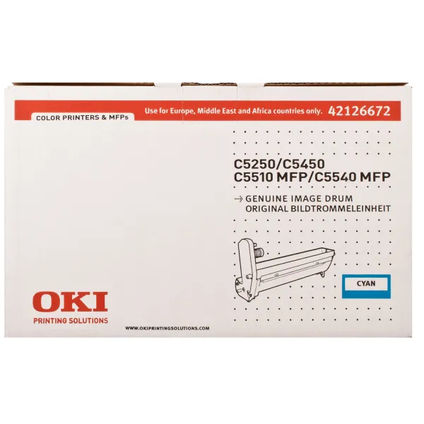 Драм-картридж C5250 голубой Oki (42126672) - Фото 5