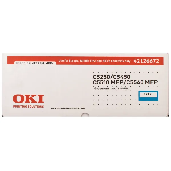 Драм-картридж C5250 голубой Oki (42126672) - Фото 4