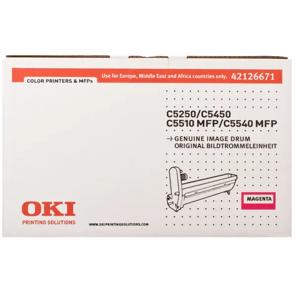 Драм-картридж C5250 пурпурный Oki (42126671) - Фото 2