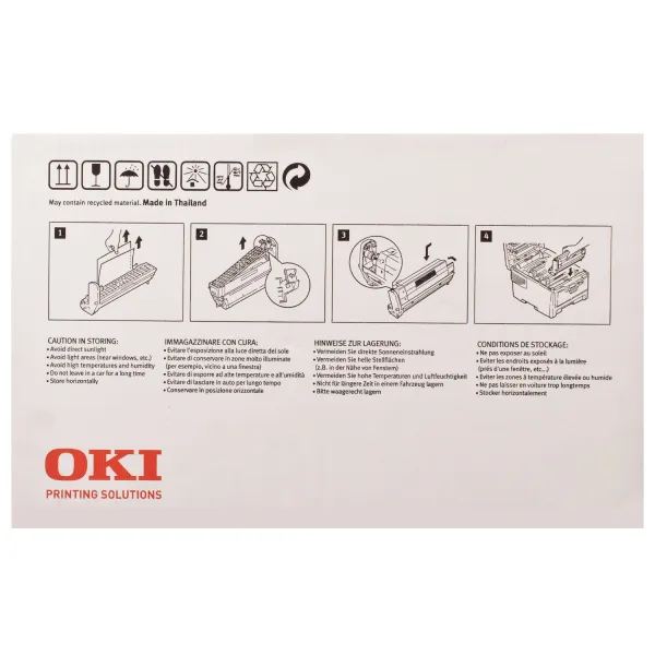 Драм-картридж C5250 желтый Oki (42126670) - Фото 4