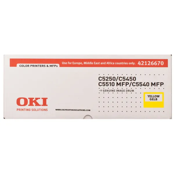 Драм-картридж C5250 желтый Oki (42126670) - Фото 3