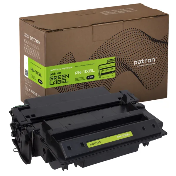 Картридж совместимый HP 11X (Q6511X) Green Label Patron (PN-11XGL)