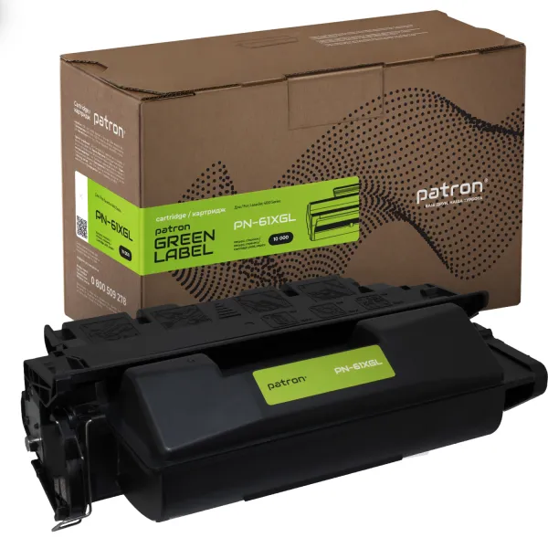 Картридж совместимый HP 61X (C8061X) Green Label Patron (PN-61XGL)