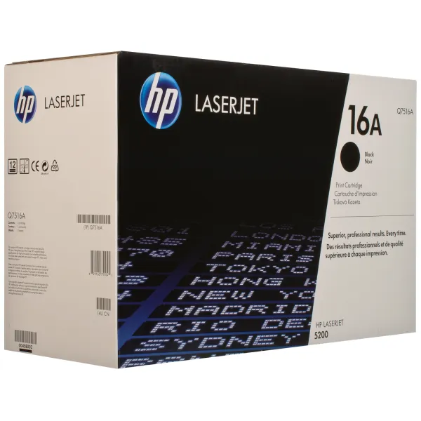 Картридж 16A чорний HP (Q7516A) - Фото 4